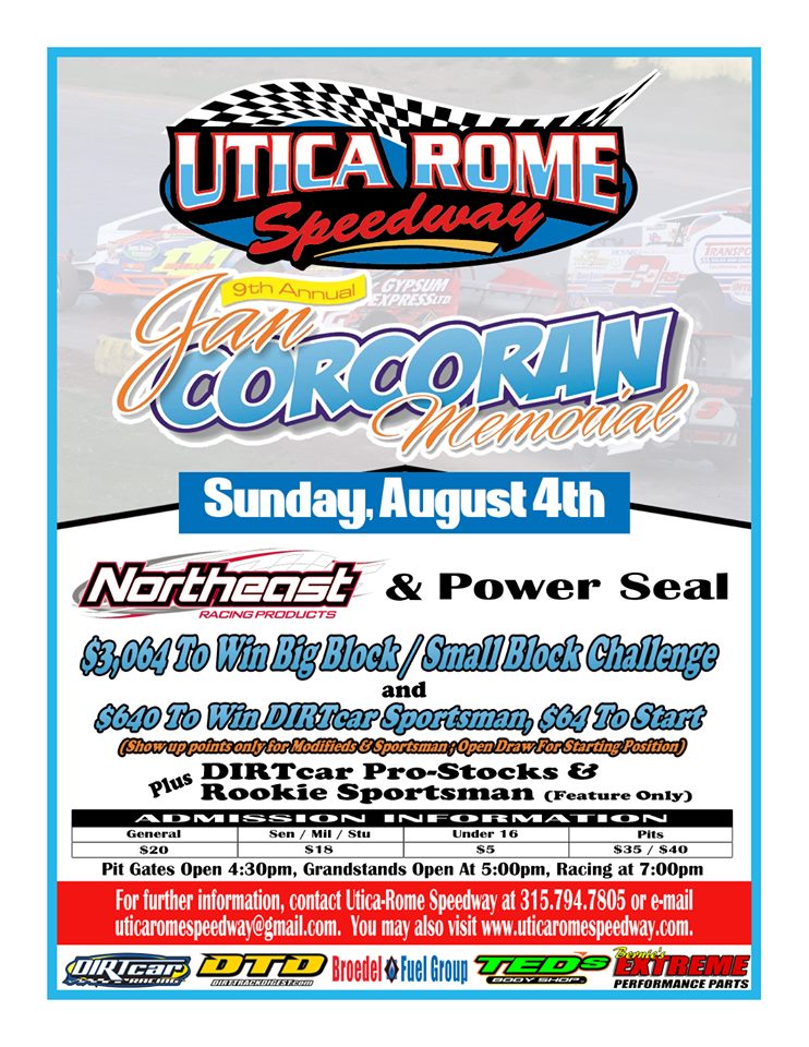 UticaRome Speedway Central New York's Sunday Night Home of DIRTcar