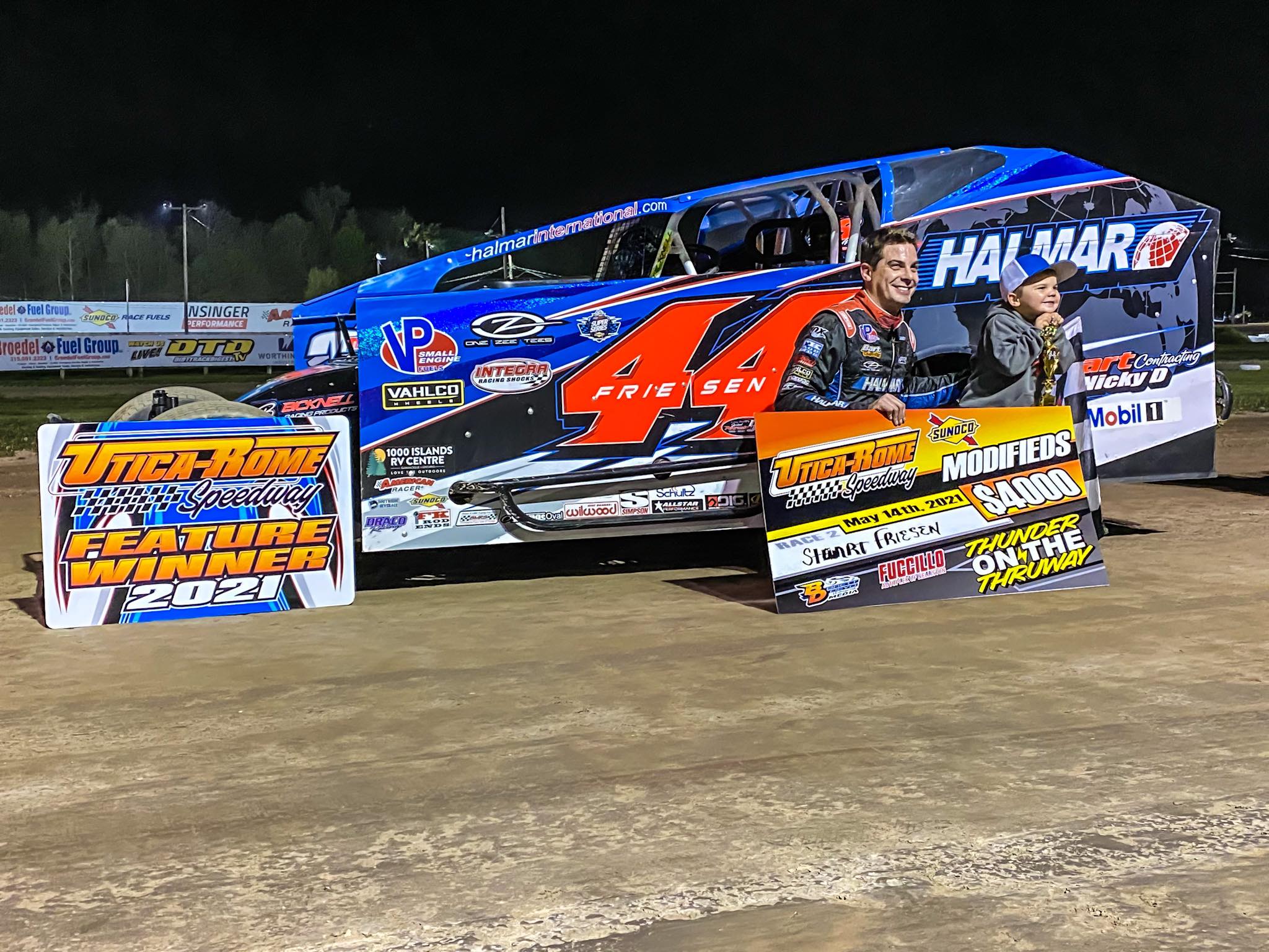 Stewart Friesen Opens New Utica-Rome Era with $4,000 Sunoco Modified ...